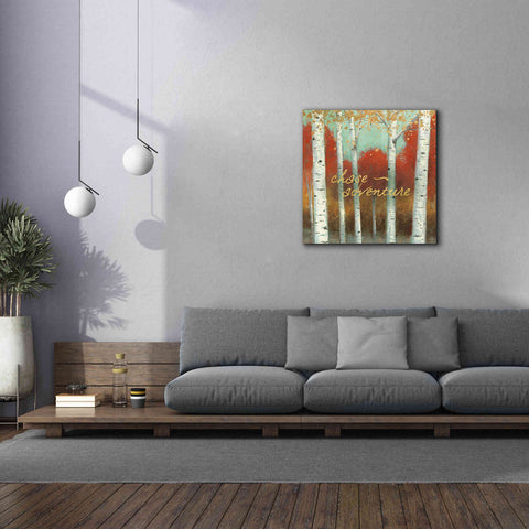 Image of 'Fall Promenade II' by James Wiens, Canvas Wall Art,37 x 37