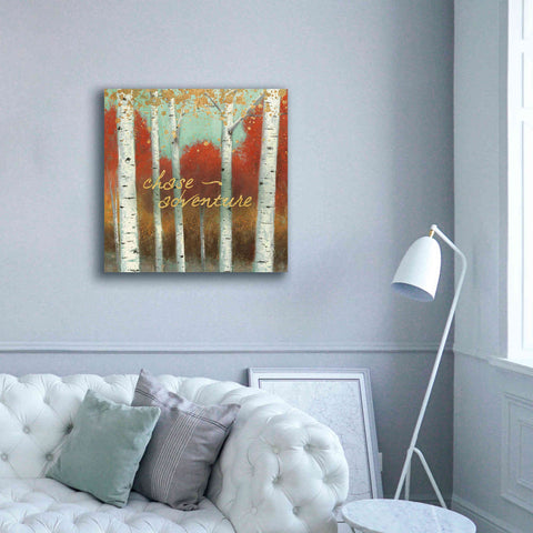 Image of 'Fall Promenade II' by James Wiens, Canvas Wall Art,37 x 37