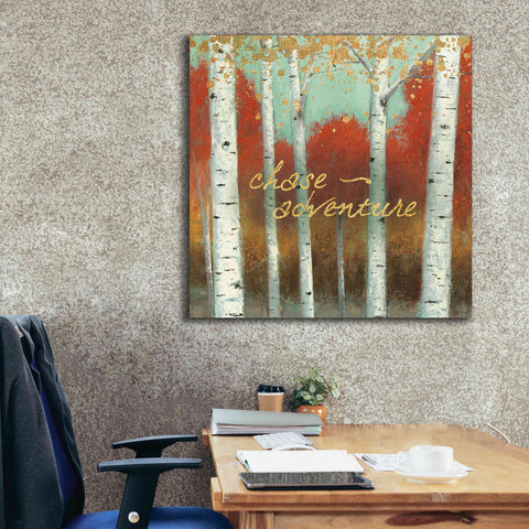 Image of 'Fall Promenade II' by James Wiens, Canvas Wall Art,37 x 37