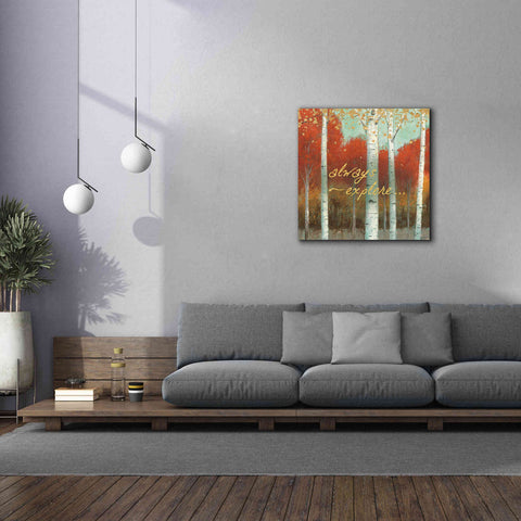 Image of 'Fall Promenade III' by James Wiens, Canvas Wall Art,37 x 37