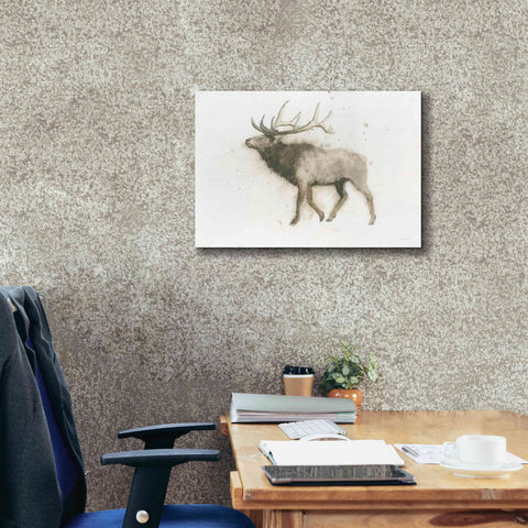 Image of 'Elk' by James Wiens, Canvas Wall Art,26 x 18