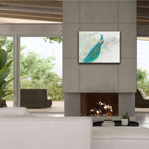 Image of 'Spring Peacock I' by James Wiens, Canvas Wall Art,34 x 26