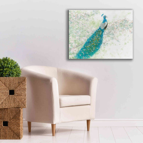 Image of 'Spring Peacock I' by James Wiens, Canvas Wall Art,34 x 26