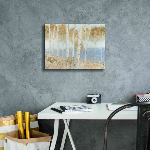 Image of 'Summer Birches' by James Wiens, Canvas Wall Art,16 x 12