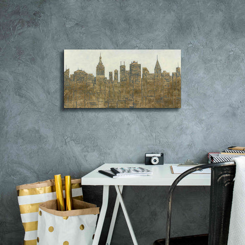 Image of 'Lavish Skyline' by James Wiens, Canvas Wall Art,24 x 12