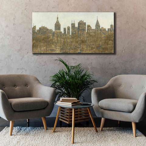 Image of 'Lavish Skyline' by James Wiens, Canvas Wall Art,60 x 30