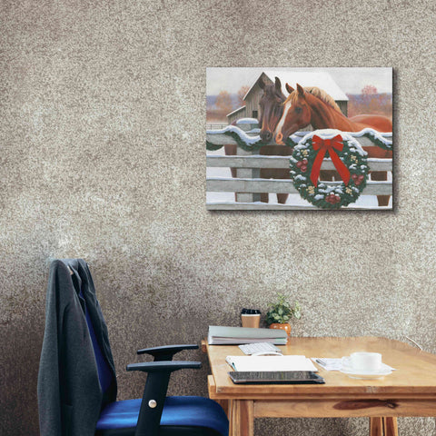 Image of 'Christmas in the Heartland II' by James Wiens, Canvas Wall Art,34 x 26