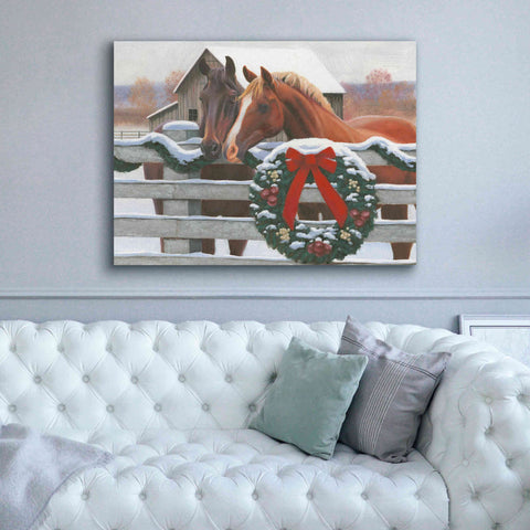 Image of 'Christmas in the Heartland II' by James Wiens, Canvas Wall Art,54 x 40