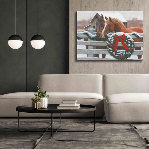 Image of 'Christmas in the Heartland II' by James Wiens, Canvas Wall Art,54 x 40