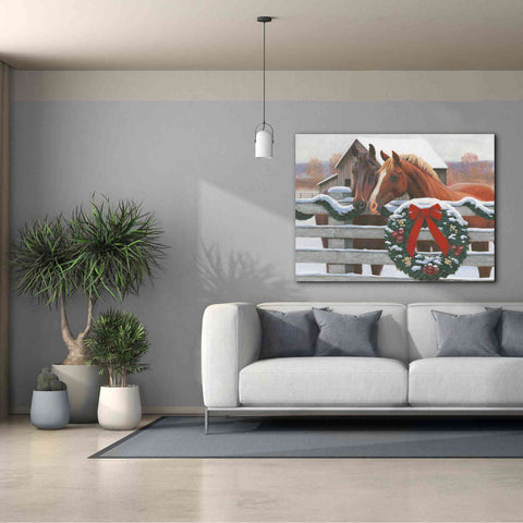Image of 'Christmas in the Heartland II' by James Wiens, Canvas Wall Art,54 x 40