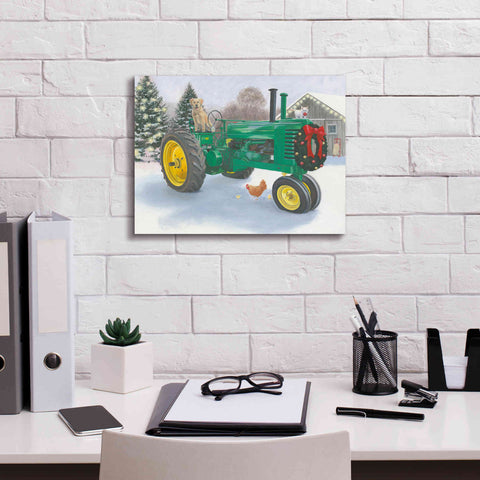 Image of 'Christmas in the Heartland III' by James Wiens, Canvas Wall Art,16 x 12