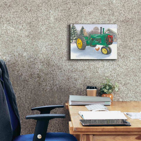 Image of 'Christmas in the Heartland III' by James Wiens, Canvas Wall Art,16 x 12