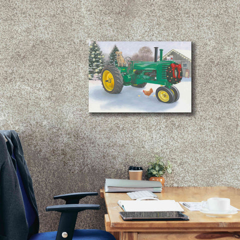Image of 'Christmas in the Heartland III' by James Wiens, Canvas Wall Art,26 x 18