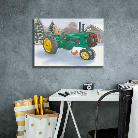 Image of 'Christmas in the Heartland III' by James Wiens, Canvas Wall Art,26 x 18