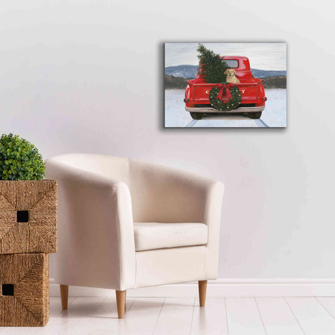 Image of 'Christmas in the Heartland IV' by James Wiens, Canvas Wall Art,26 x 18