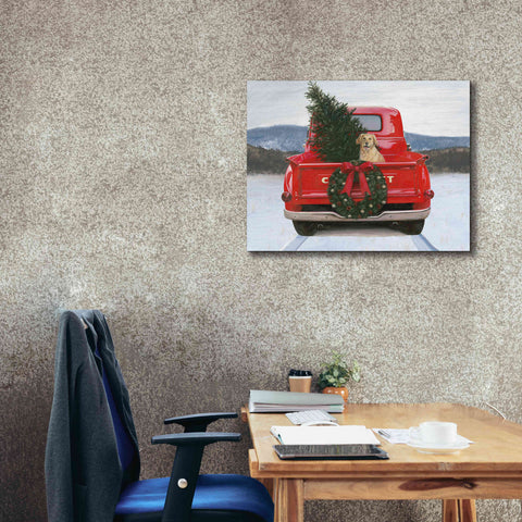 Image of 'Christmas in the Heartland IV' by James Wiens, Canvas Wall Art,34 x 26