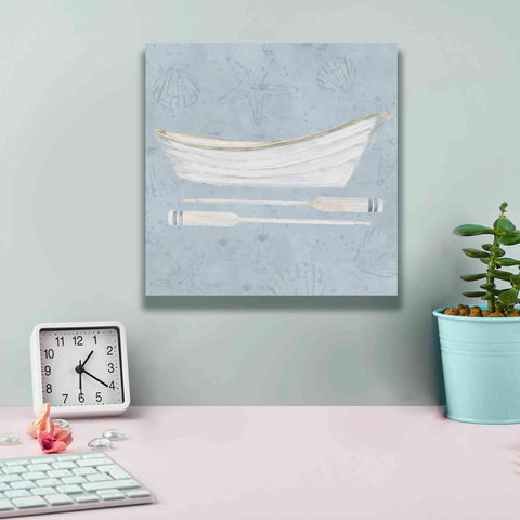 Image of 'Serene Seaside I' by James Wiens, Canvas Wall Art,12 x 12