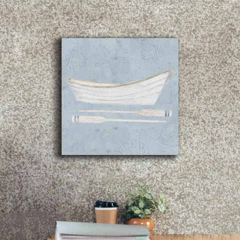 Image of 'Serene Seaside I' by James Wiens, Canvas Wall Art,18 x 18