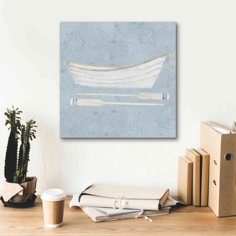 Image of 'Serene Seaside I' by James Wiens, Canvas Wall Art,18 x 18