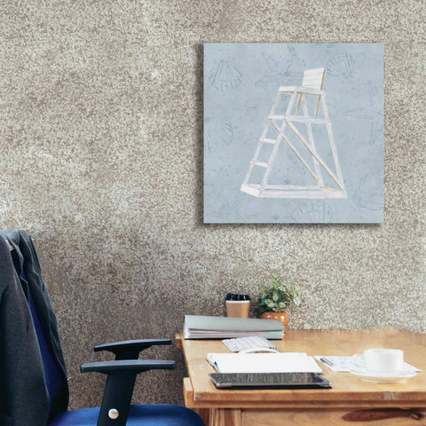 Image of 'Serene Seaside II' by James Wiens, Canvas Wall Art,26 x 26