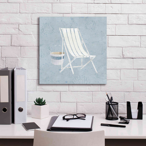 Image of 'Serene Seaside III' by James Wiens, Canvas Wall Art,18 x 18