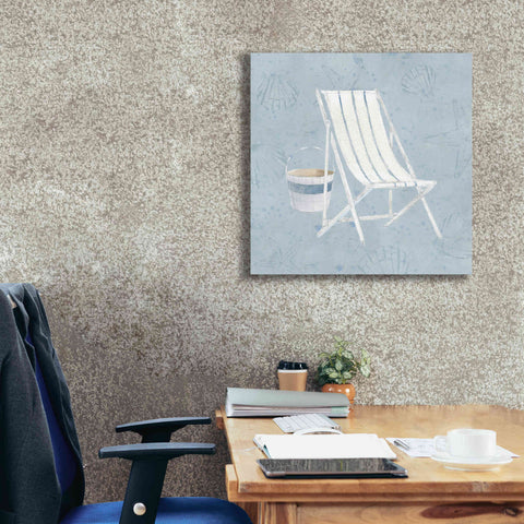 Image of 'Serene Seaside III' by James Wiens, Canvas Wall Art,26 x 26