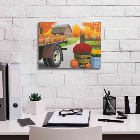 Image of 'Autumn Affinity I' by James Wiens, Canvas Wall Art,16 x 12