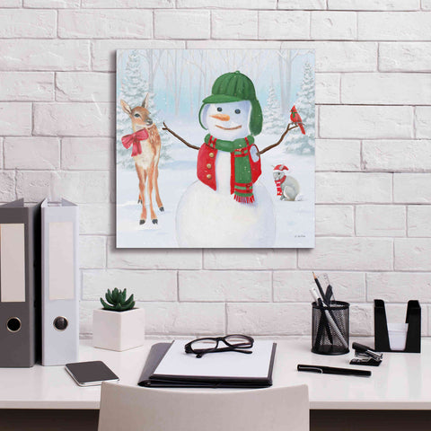 Image of 'Dressed for Christmas I Crop' by James Wiens, Canvas Wall Art,18 x 18