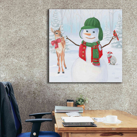 Image of 'Dressed for Christmas I Crop' by James Wiens, Canvas Wall Art,37 x 37