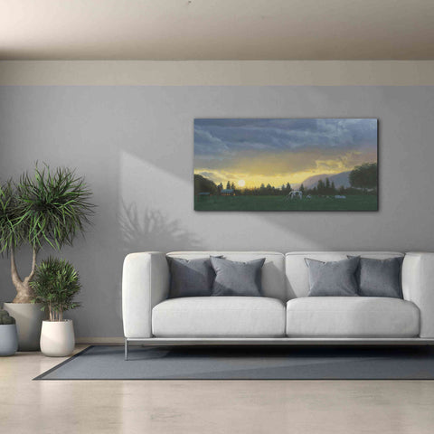 Image of 'Farm Life II' by James Wiens, Canvas Wall Art,60 x 30