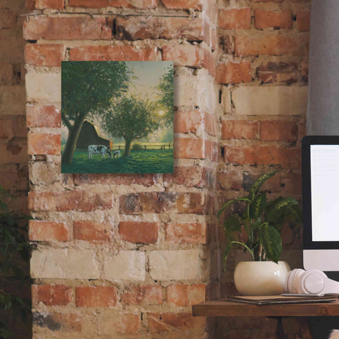 Image of 'Farm Life IV' by James Wiens, Canvas Wall Art,12 x 12