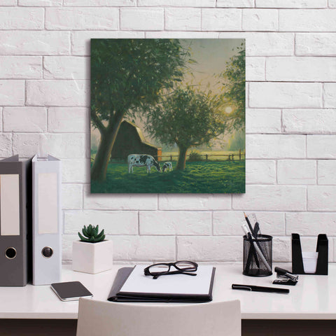 Image of 'Farm Life IV' by James Wiens, Canvas Wall Art,18 x 18