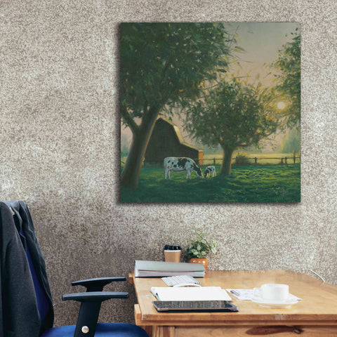 Image of 'Farm Life IV' by James Wiens, Canvas Wall Art,37 x 37