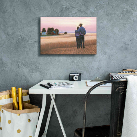 Image of 'Family Farm' by James Wiens, Canvas Wall Art,18 x 12