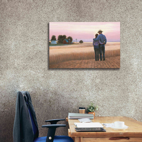 Image of 'Family Farm' by James Wiens, Canvas Wall Art,40 x 26