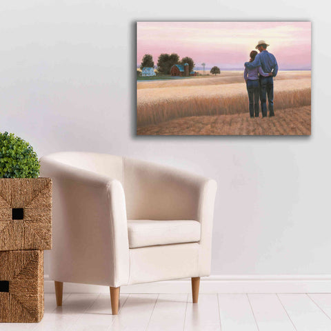 Image of 'Family Farm' by James Wiens, Canvas Wall Art,40 x 26