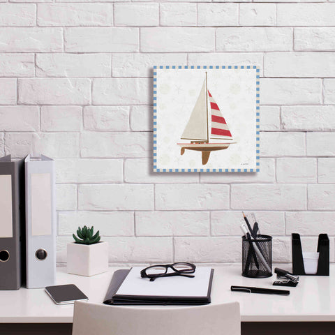 Image of 'Beach Days IV' by James Wiens, Canvas Wall Art,12 x 12