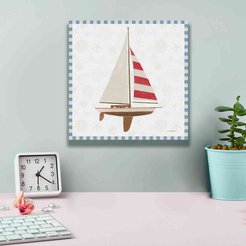 Image of 'Beach Days IV' by James Wiens, Canvas Wall Art,12 x 12