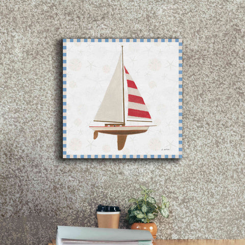 Image of 'Beach Days IV' by James Wiens, Canvas Wall Art,18 x 18