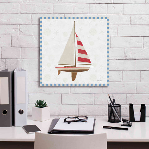 Image of 'Beach Days IV' by James Wiens, Canvas Wall Art,18 x 18