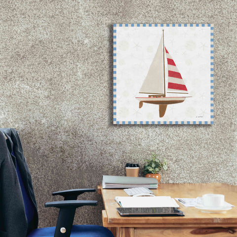 Image of 'Beach Days IV' by James Wiens, Canvas Wall Art,26 x 26