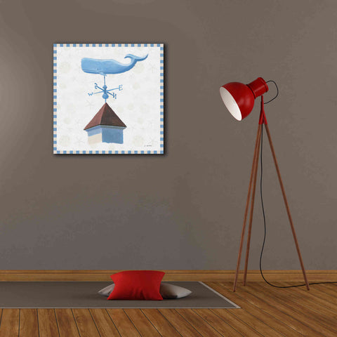 Image of 'Beach Days V' by James Wiens, Canvas Wall Art,26 x 26