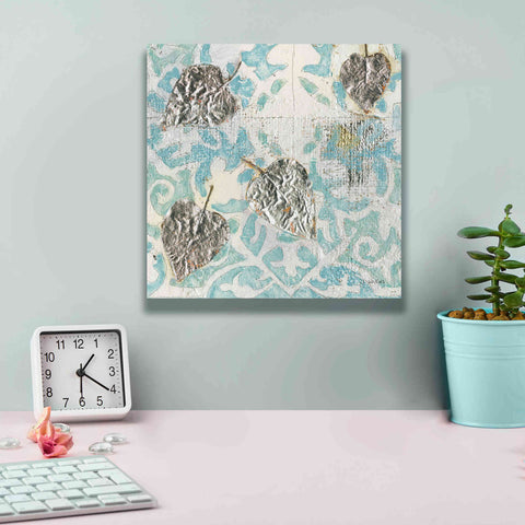 Image of 'Gracefully Blue I' by James Wiens, Canvas Wall Art,12 x 12