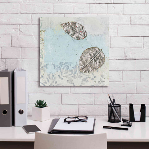 Image of 'Gracefully Blue II' by James Wiens, Canvas Wall Art,18 x 18