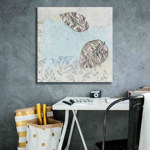 Image of 'Gracefully Blue II' by James Wiens, Canvas Wall Art,26 x 26