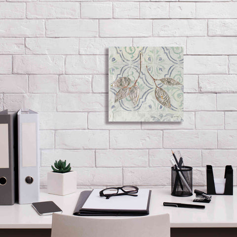 Image of 'Gracefully Blue III' by James Wiens, Canvas Wall Art,12 x 12