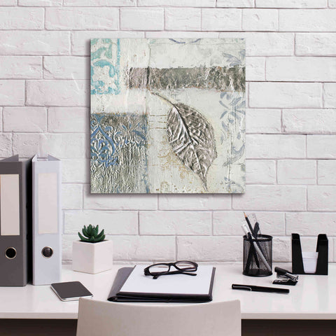 Image of 'Gracefully Blue IV' by James Wiens, Canvas Wall Art,18 x 18