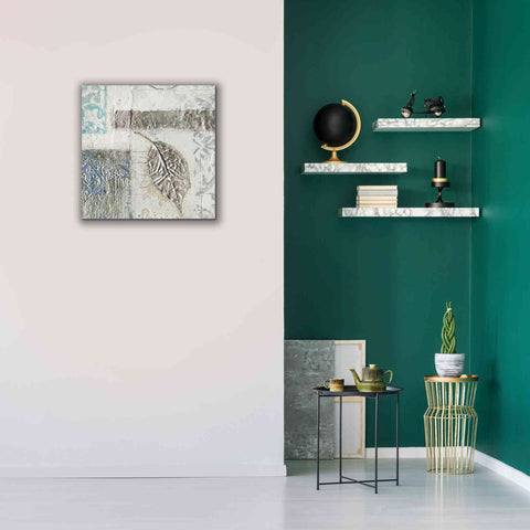 Image of 'Gracefully Blue IV' by James Wiens, Canvas Wall Art,26 x 26