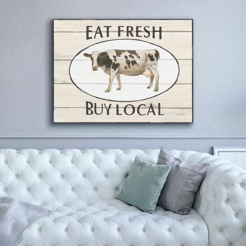 Image of 'Country Cow V' by James Wiens, Canvas Wall Art,54 x 40