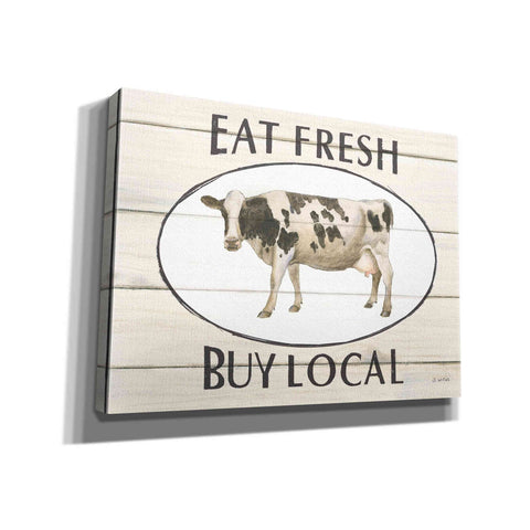 Image of 'Country Cow V' by James Wiens, Canvas Wall Art,16x12x1.1x0,26x18x1.1x0,34x26x1.74x0,54x40x1.74x0